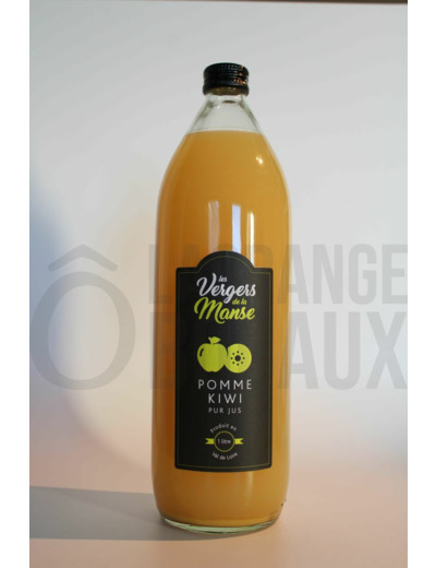 Pur jus de pomme kiwi 1L - Les Vergers de la Manse