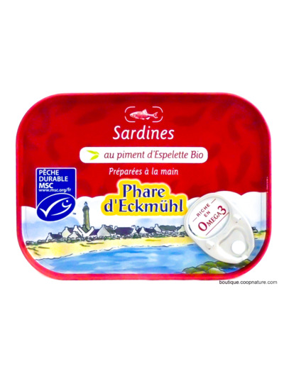 Sardines au Piment d'Espelette 135g