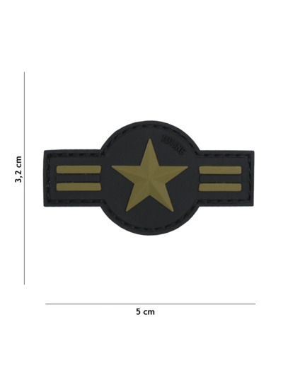 Patch 3D PVC US Air Force (vert)