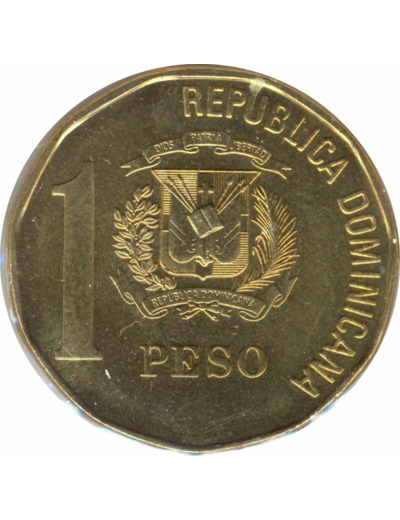 REPUBLIQUE DOMINICAINE 1 PESO 2005 TTB+