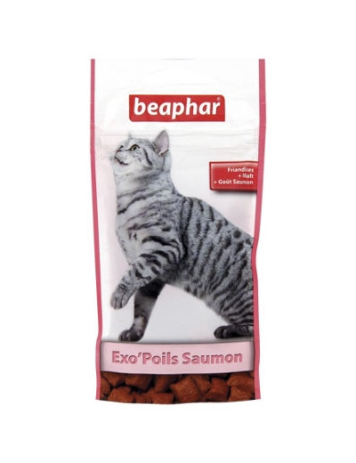 Friandises Exo'Poils goût saumon au malt pour chat - 35g