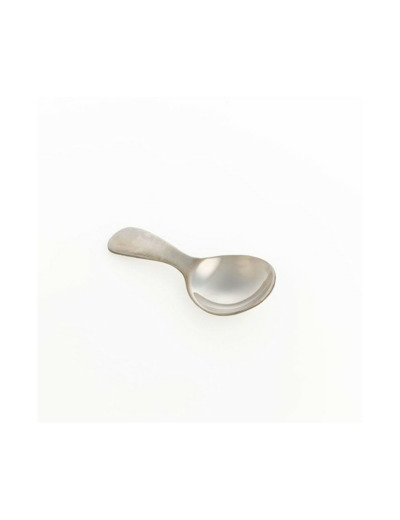 Cuillère doseuse deux tasses métal argenté