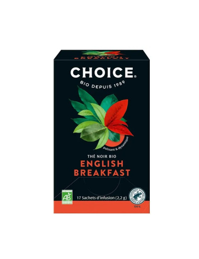 Thé noir english breakfast 17 sachets