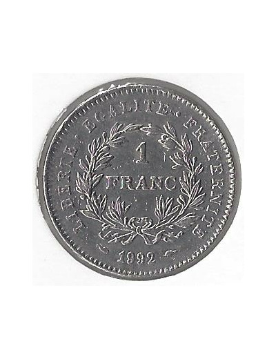 FRANCE 1 FRANC DUPRE 1992 TTB