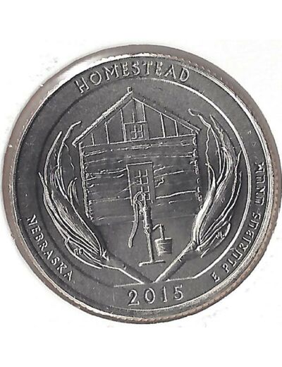 AMERIQUE (U.S.A) 1/4 DOLLAR 2015 P HOMESTEAD SUP-