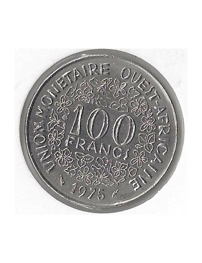 B.C.E.A.O 100 FRANCS 1975 SUP-