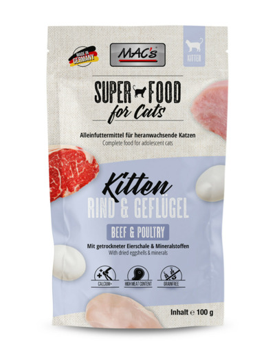 MAC'S Chaton, Boeuf & volaille - 100g