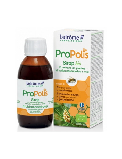 Sirop bio à la propolis, échinacéa, thym 150ml