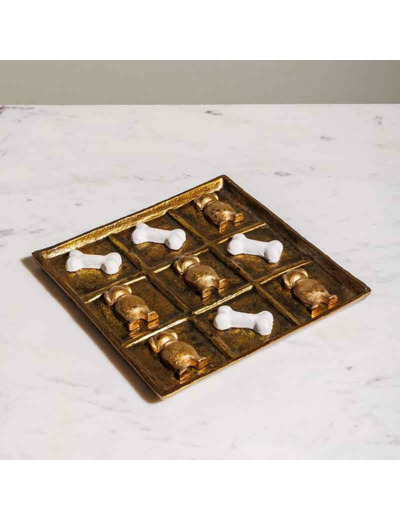 Jeu OXO Canin aluminium doré 25x25x25cm