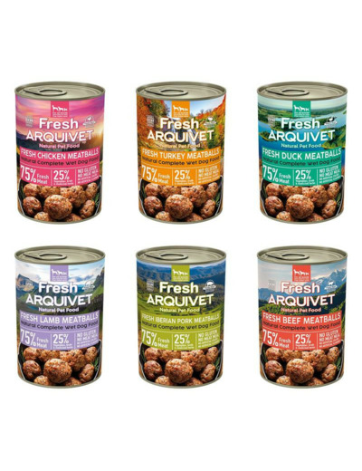 ARQUIVET Fresh Ball, pour chien - 6*400g