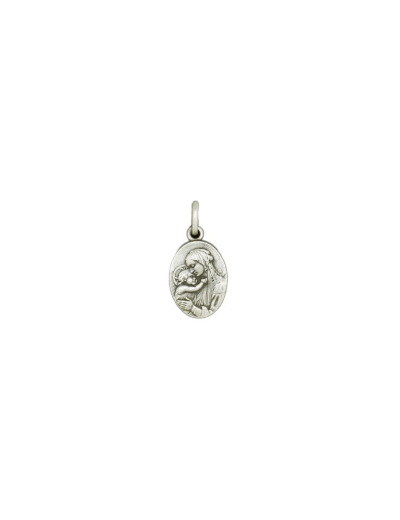 Médaille 16mm en Argent 925 - VIERGE BOTTICCELI