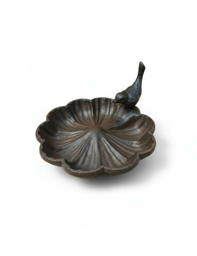 Mangeoire oiseaux fonte 12x18x16cm
