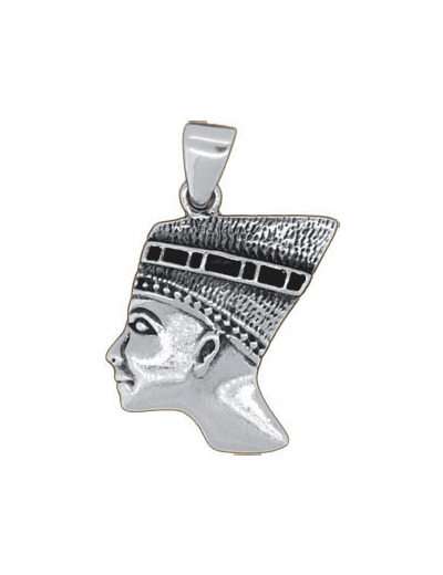 Pendentif en Argent 925 - TETE NEFERTITI