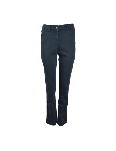 Pantalon droit Patricia été Taille élastiquée en coton stretch