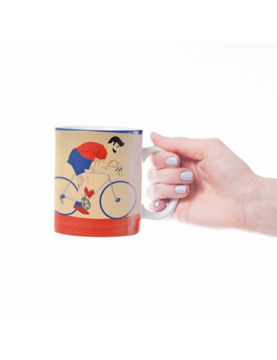 Tasse ou mug Cyclisme "Monsieur Vélo" - Personnalisable
