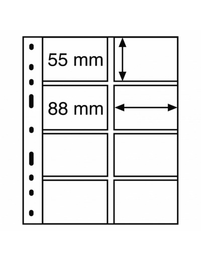 PAGE OPTIMA 8 COMPARTIMENTS TRANSPARENTES 328118