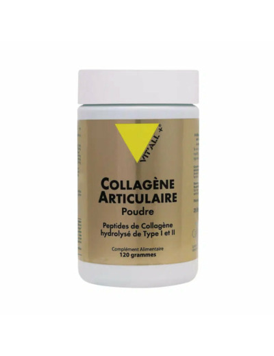 Collagène articulaire en poudre-Type I et II-120g-Vit'all+