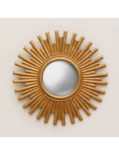 Miroir convexe doré Joy 30x2x30cm