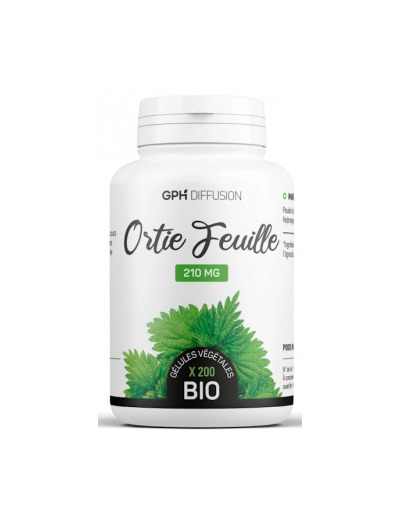 Ortie feuille piquante bio 210 MG 200 gélules