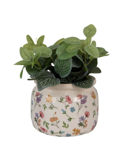 Pot de fleurs coloré céramique 20x20x15cm