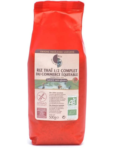 Riz thaï 1/2 complet 500g Autour du Riz