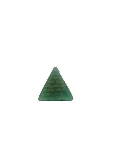 Bougie figurative la pyramide à souhaits verte