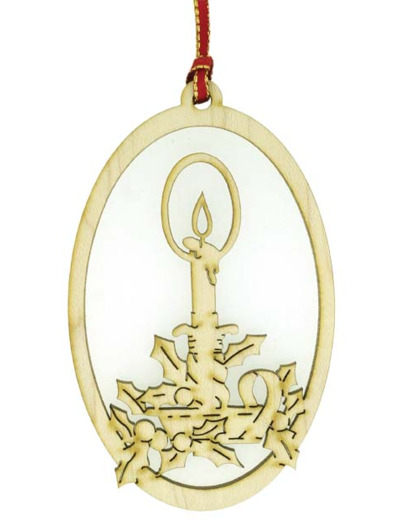Pendentif en Erable 8,9cm - CHANDELIER