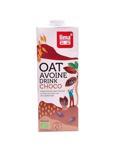 Boisson Avoine Chocolat Bio 1L