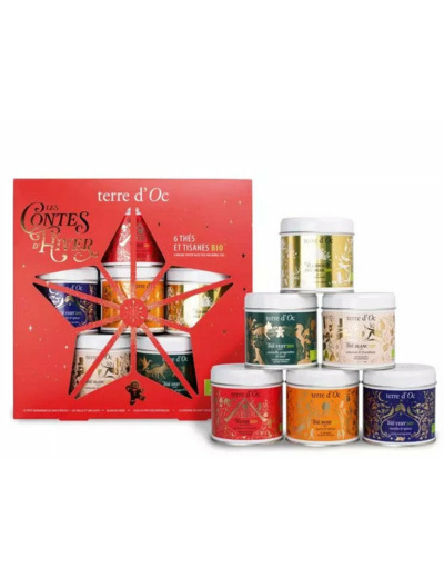 COFFRET DE 6 THES BIO DE NOEL