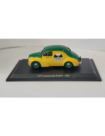 RENAULT 4 CV COMMERIALE MAZDA ECLAIRAGE R 2071 1951 1/43