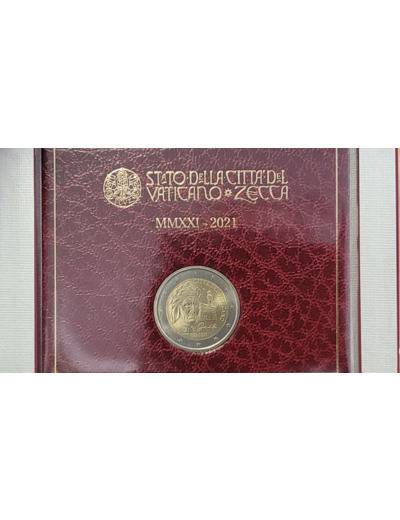 VATICAN 2 EURO 2021 DANTE ALIGHIERI B.U.