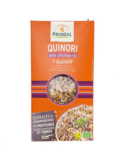 Quinori Pois Chiches Riz Quinoa Bio 500g