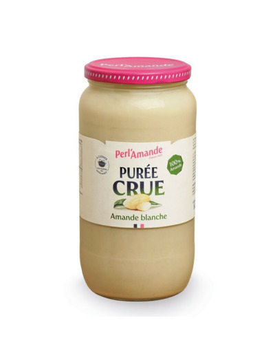 Purée crue Amande blanche Bio-630g-Perl'Amande