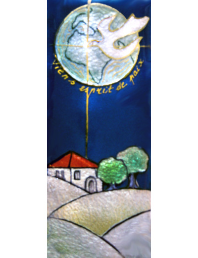 Paix sur terre 12X5cm - EMAUX DU LIBAN