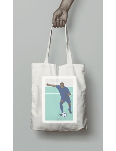 Tote bag ou sac football "Le Footballeur"