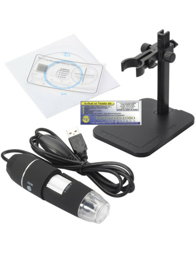 MICROSCOPE DIGITAL USB GROSSISSEMENT X1600 avec TREPIED