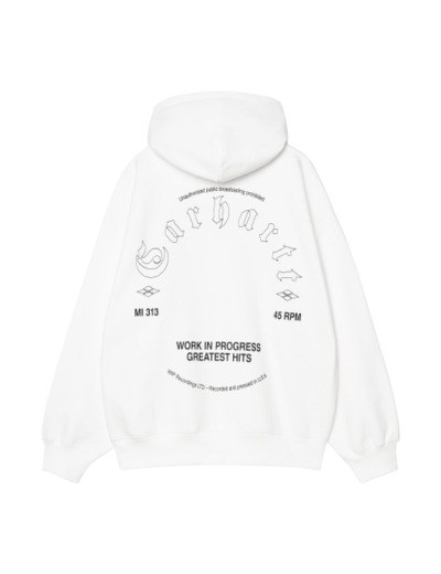 Sweat Capuche CARHARTT WIP Greatest Hits White