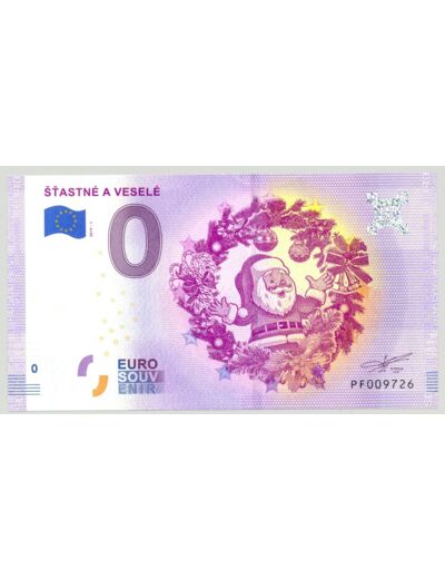 TCHECOSLOVAQUIE 2019-1 STASTNE A VESELE BILLET SOUVENIR 0 EURO TOURISTIQUE NEUF