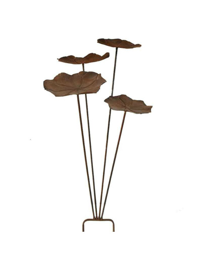 Tuteur nénuphars à planter 48x41x102cm