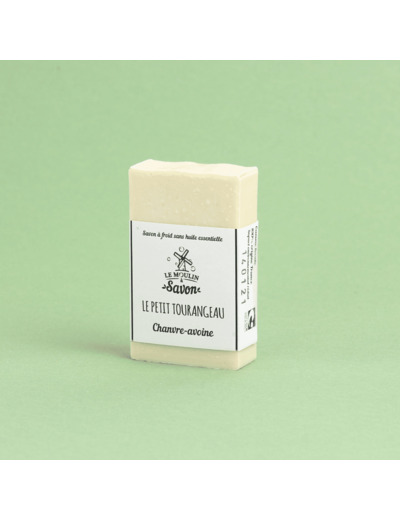 Savon solide-100g-Chanvre Avoine-Le moulin à Savon