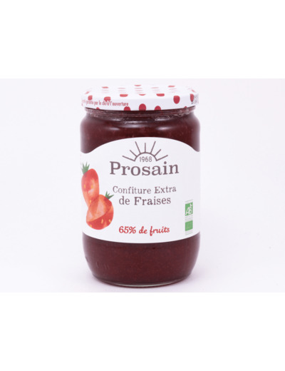 Confiture Extra de Fraises Bio 730g