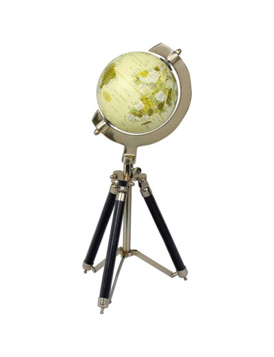 Globe terrestre déco sur pieds 15x13x39cm