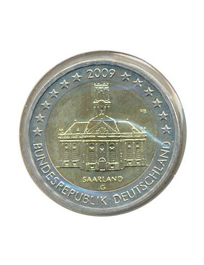 ALLEMAGNE 2009 G 2 EURO COMMEMORATIVE SAARLAND SUP