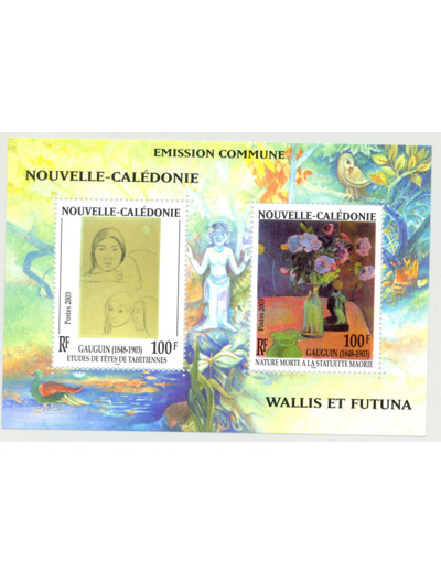 NOUVELLE-CALEDONIE N28 YT 28 CENTENAIRE MORT DU PEINTRE GAUGUIN NEUF ** LUXE