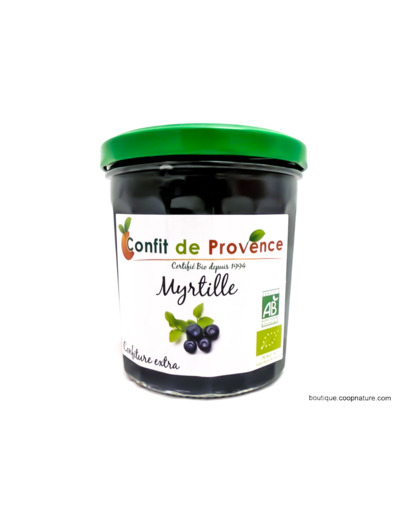 Confiture de Myrtilles Bio 370g