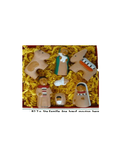 Santons NATIVITE 7 PIECES