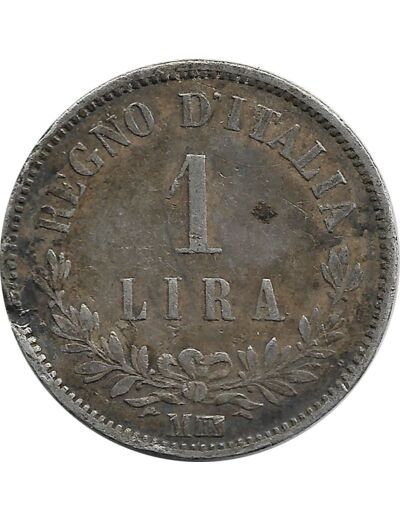 ITALIE 1 LIRE 1863 MBN TB