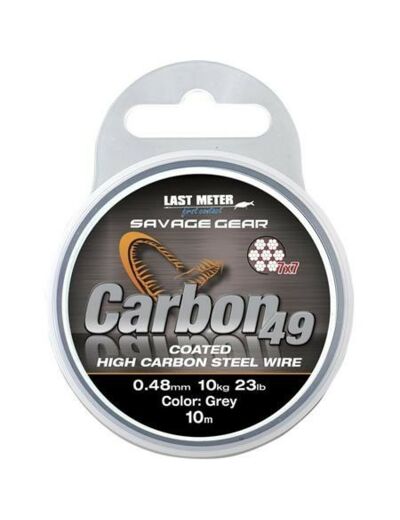 carbon 49 steel wire savage gear