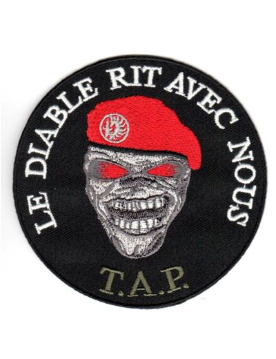 Ecusson TAP "Le Diable rit avec nous" V2