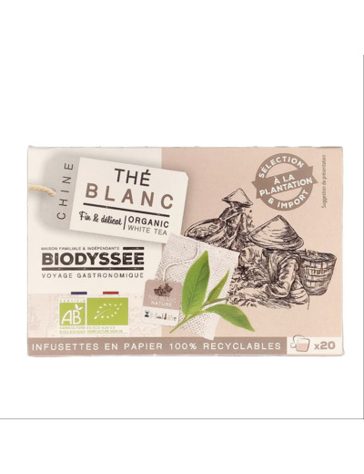 Thé Blanc Ceylan Infusion x20 Bio